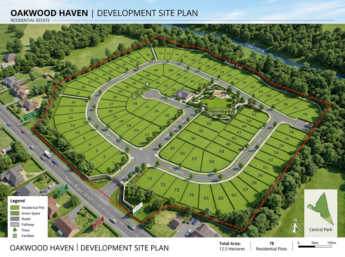 Chennai Residential Plot Layout Map